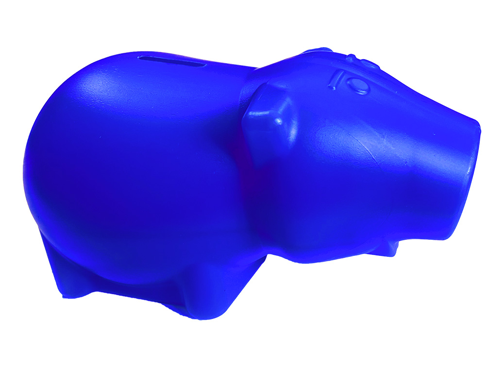 Ref. 310 - Cofre Porquinho (Azul)